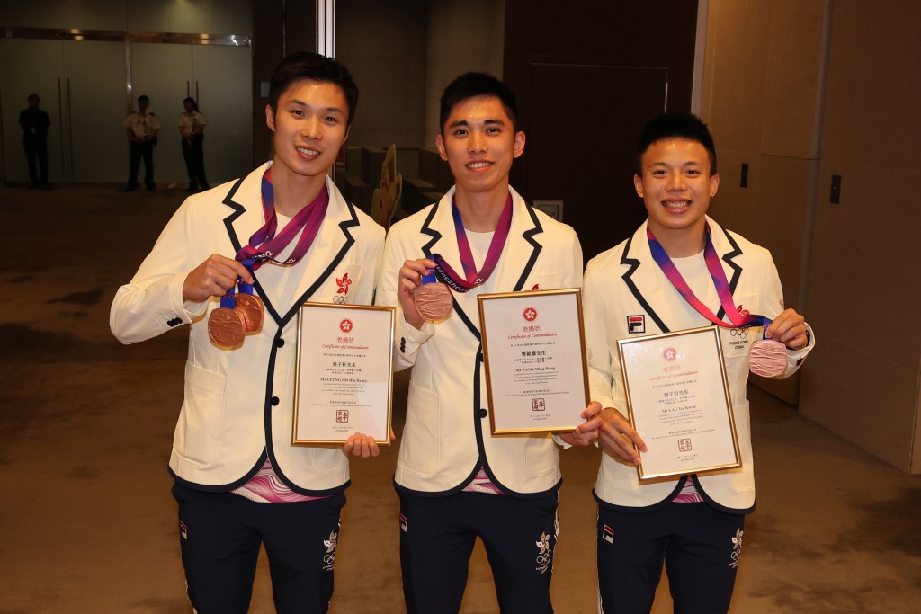 香港男子壁球隊獲得嘉許
