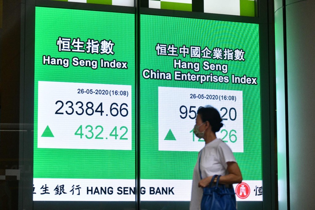 港股今日收市。