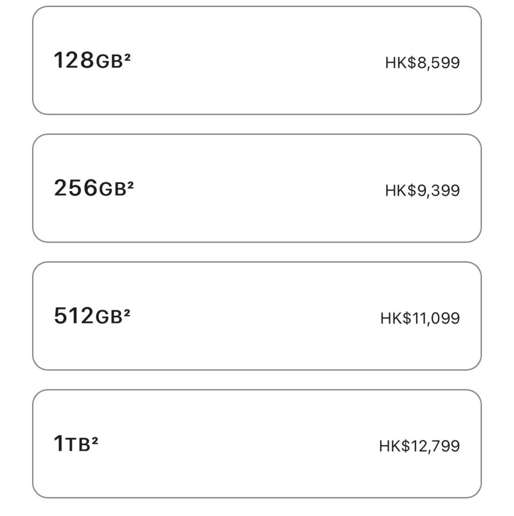 iPhone 15 Pro 香港定價