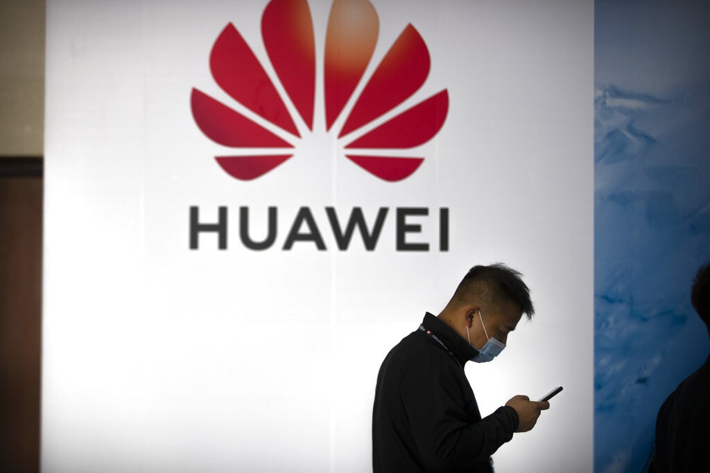 瑞典宣布禁止參加5G拍賣企業使用華為設備。AP資料圖片