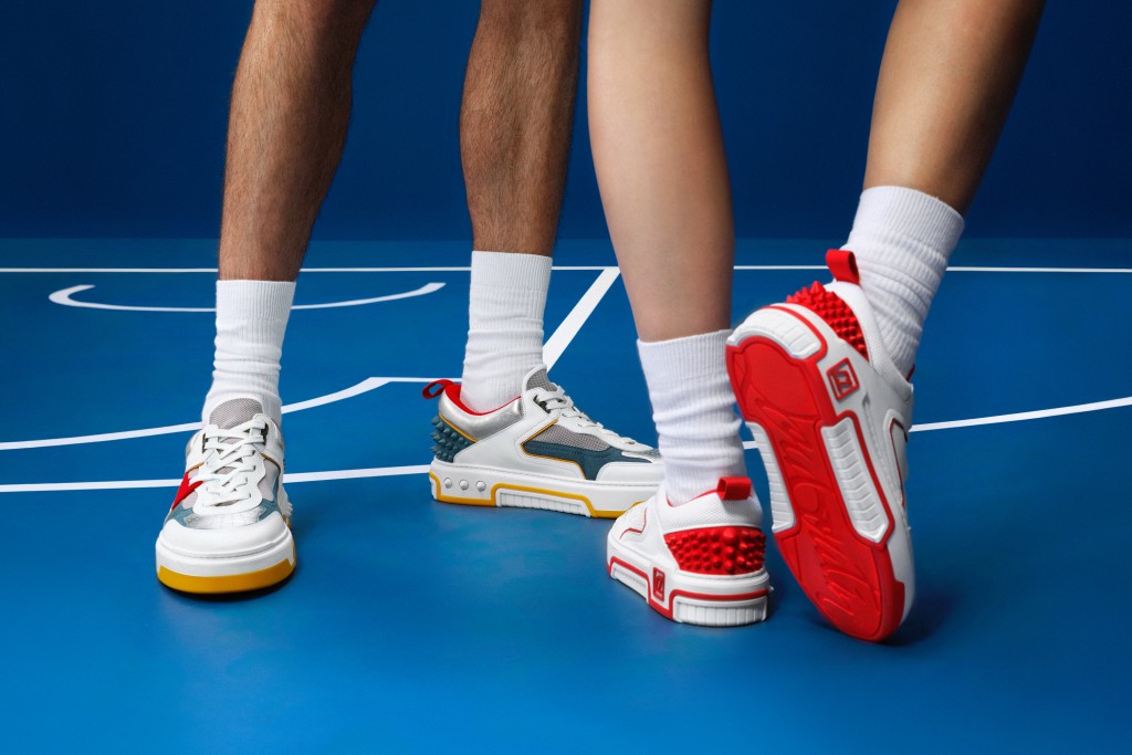 Astroloubi外形結合籃球鞋和滑板鞋的美學風格。（Christian Louboutin）