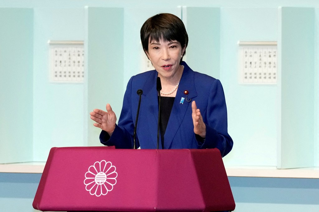 高市早苗的支持率最高。路透社