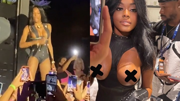 Azealia 抱怨主辦單位更改演出時間，舉中指離場被觀眾噓爆。