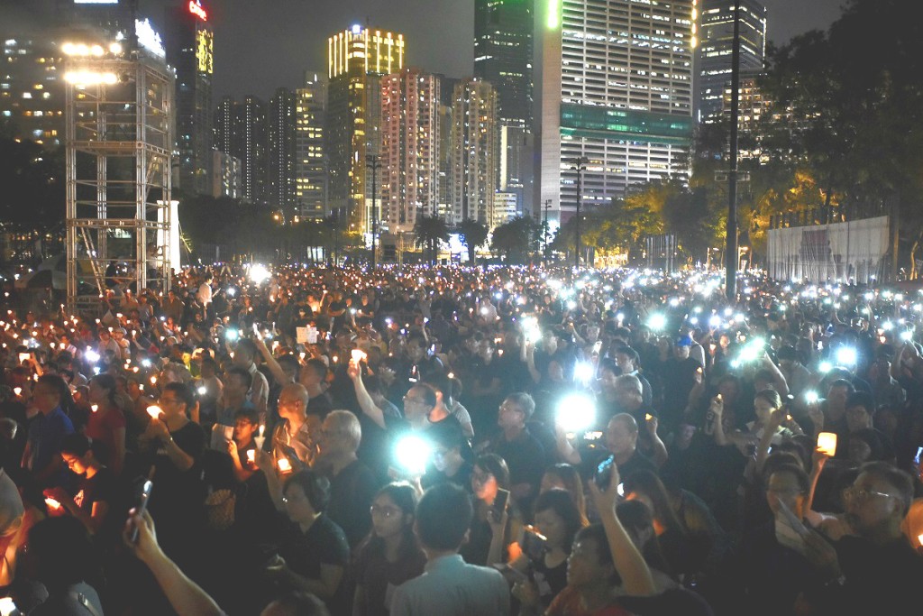 支聯會指六四燭光集會將遍地開花。資料圖片