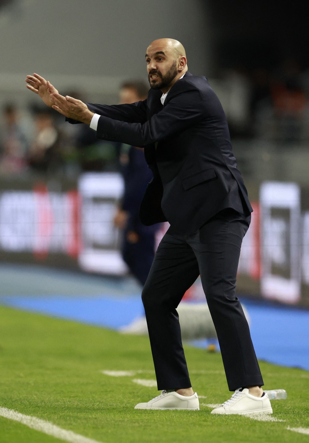  摩洛哥教练列格古。 Reuters