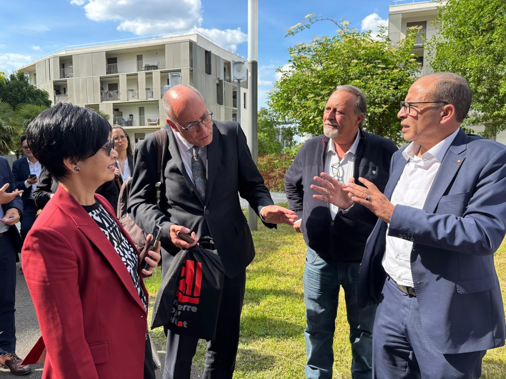 巴黎市內環保社區Ecoquartier Nanterre Université。何永賢fb圖片 巴黎市內環保社區Ecoquartier Nanterre Université。何永賢fb圖片