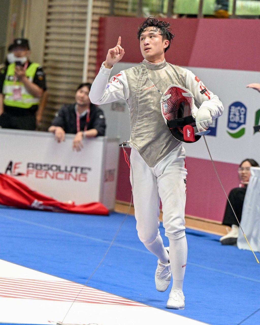 蔡俊彥在上海站越戰越勇。香港劍總FB 圖