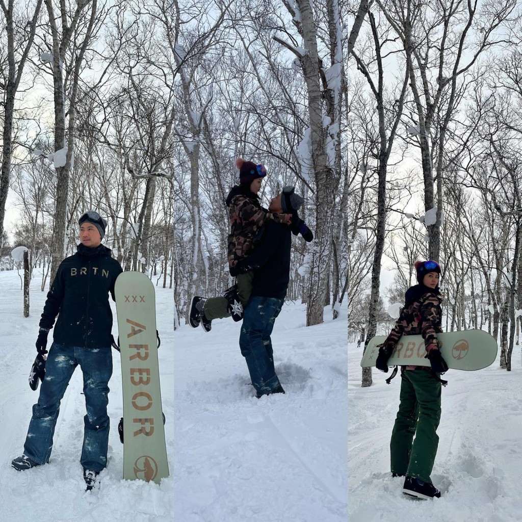 陳庭欣日前貼出雪地放閃照，So Sweet！