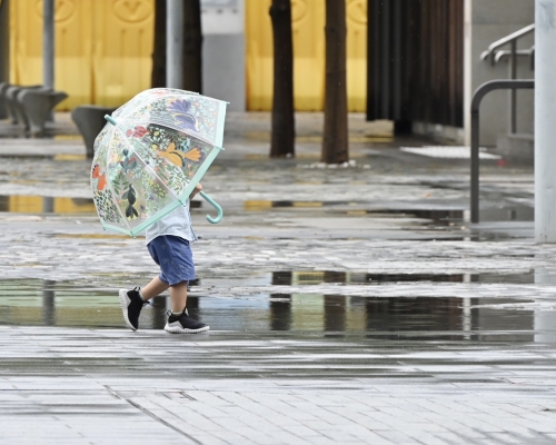 雷暴警告生效。資料圖片