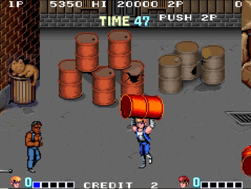 《雙截龍》為八十年代經典遊戲。 《雙截龍》為八十年代經典遊戲。