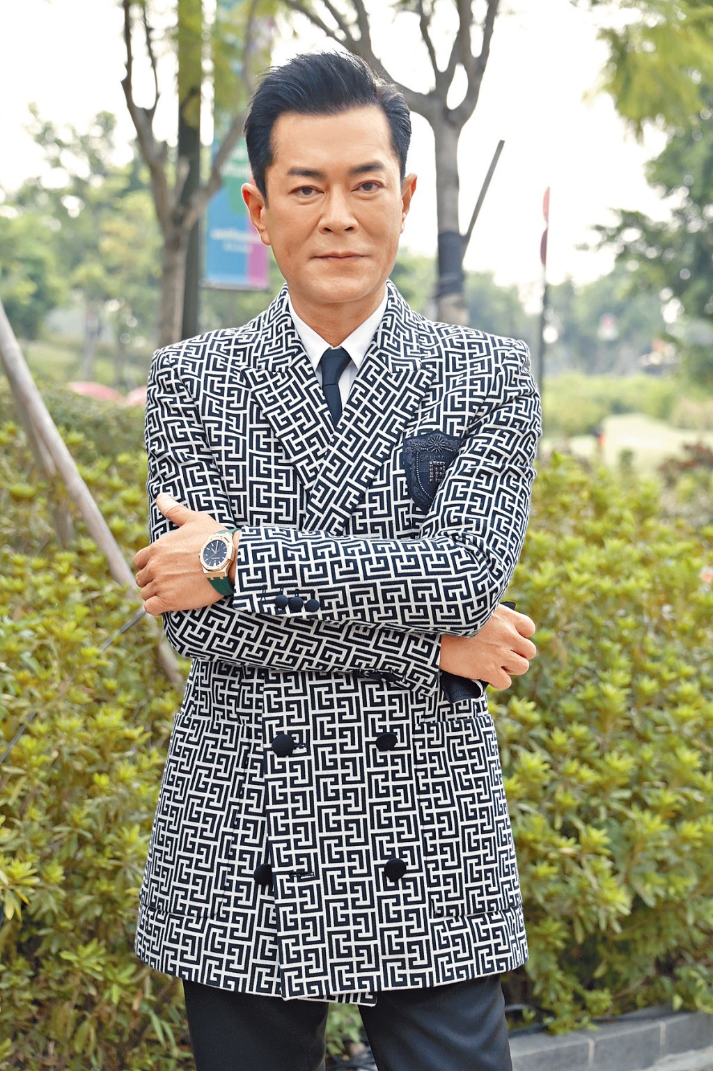 古仔每逢周六周日都到戲院謝票，繼續為《明日戰記》造勢。