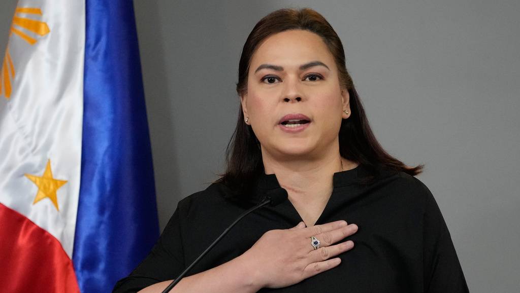 菲律賓副總統莎拉（Sara Duterte）。 美聯社