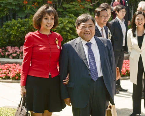 邱達昌夫婦確診新冠肺炎。資料圖片