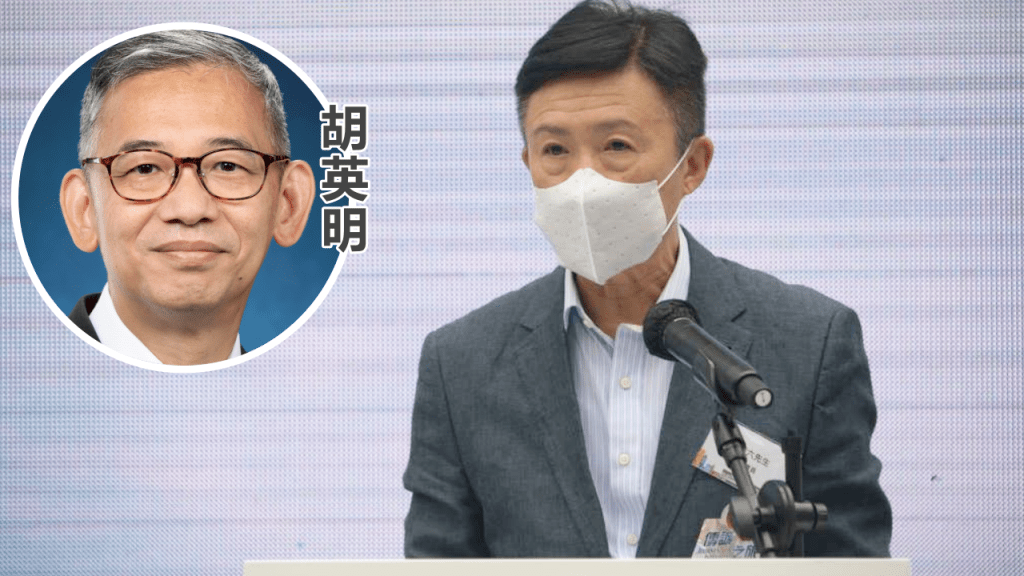 胡英明(細圖)將接替白韞六出任廉政專員。