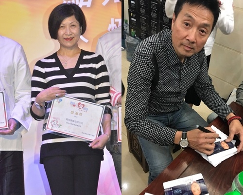 曾勵珍話之前跟曾守明碰面還有講有笑。