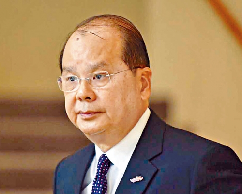 張建宗支持人大通過《決定》，指為完善香港特區的選舉制度打下牢固基礎。 資料圖片
