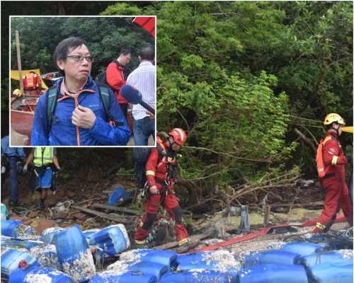 熊仲文解释现场丛林非常难抵达。