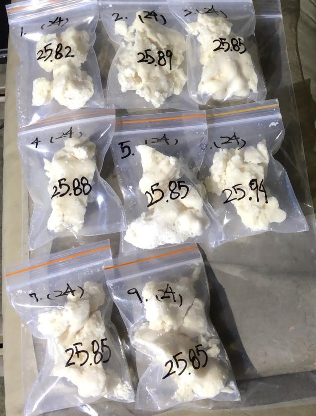 警方檢獲的證物。