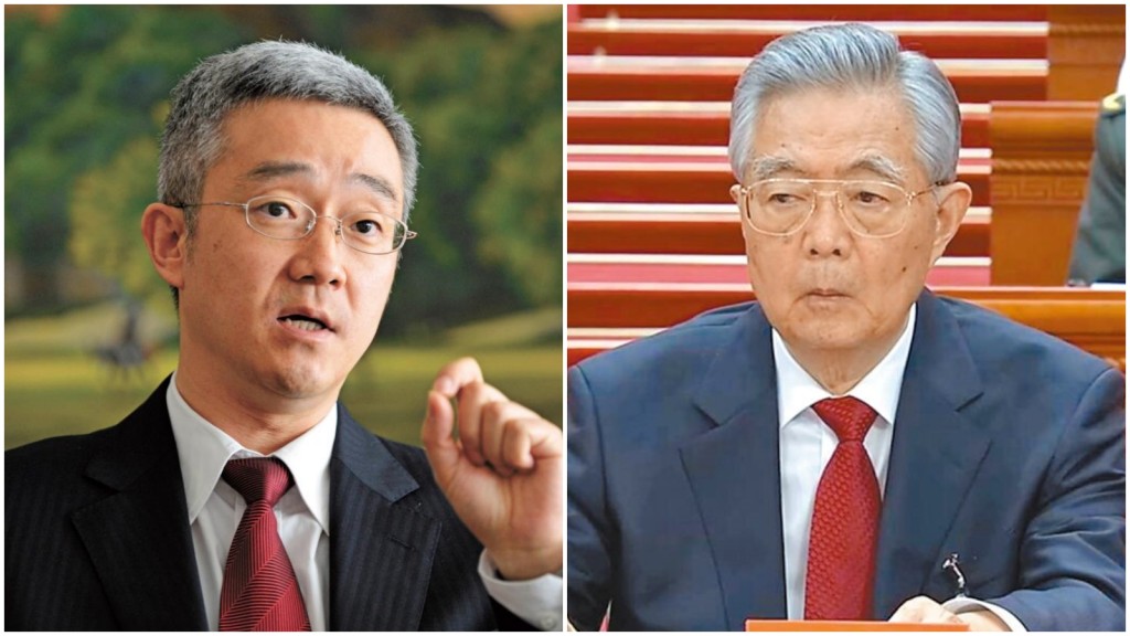 胡錦濤(右)子胡海峰(左)升任民政部副部長。