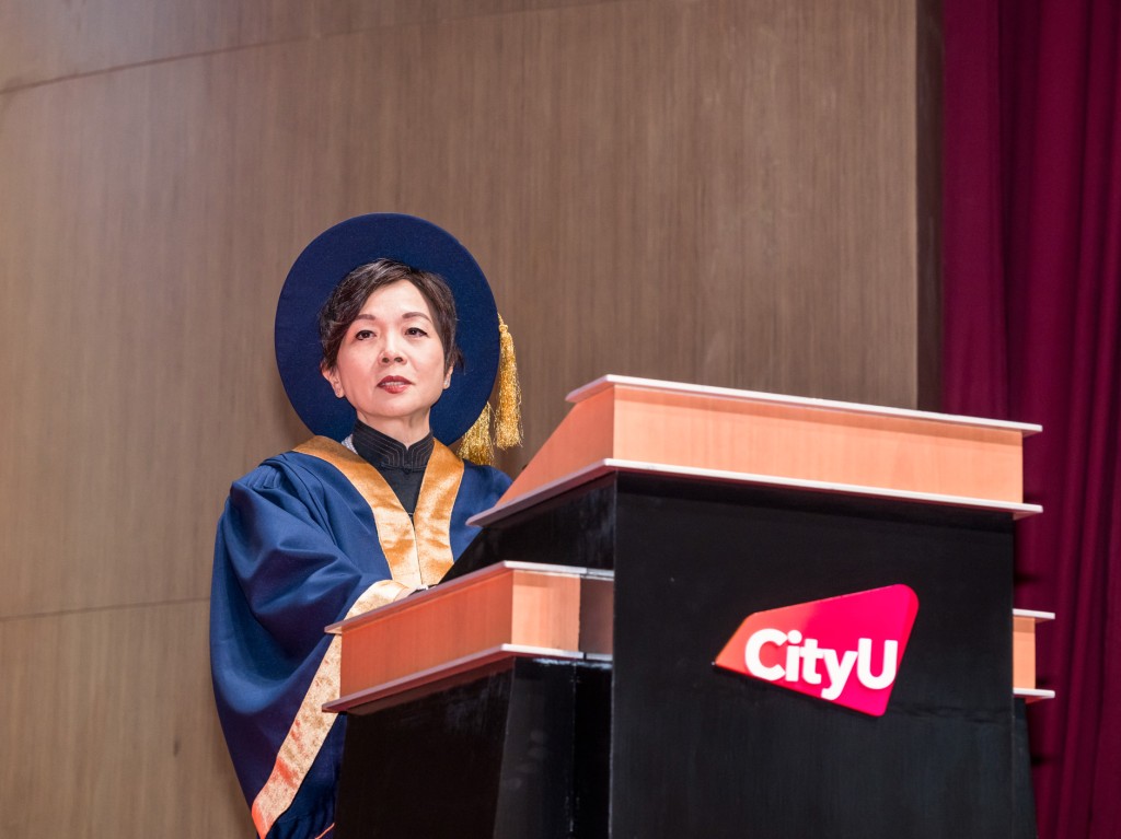 蔣瑞福表示,城大多年來營造的校園生活和學術環境,有助大學認識當今世界。城大提供 蔣瑞福表示,城大多年來營造的校園生活和學術環境,有助大學認識當今世界。城大提供