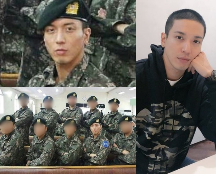 队长郑容和在今年3月初入伍。（网图）