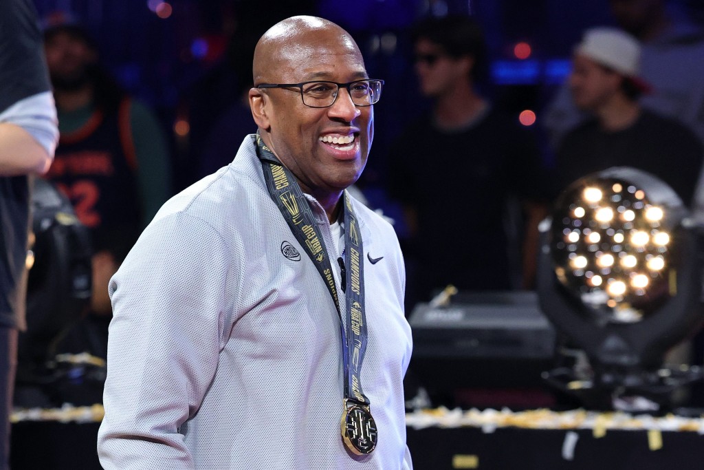 紐約人主教練米克布朗。AFP