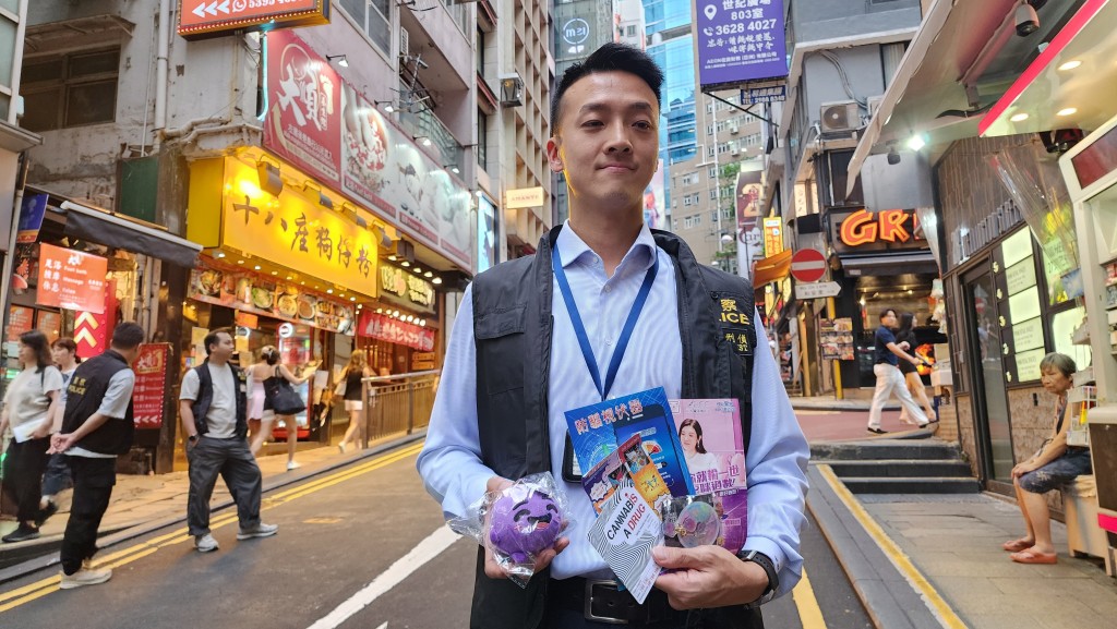 中區警區助理指揮官(刑事)署理警司郭進傑。