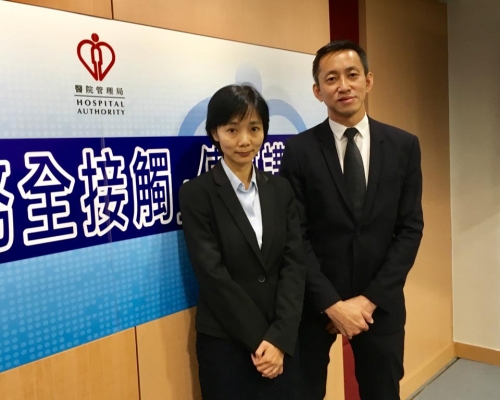 蘇詠儀(左)承認輪候情況不理想,但會透過增聘人手、公私營合作等改善情況。