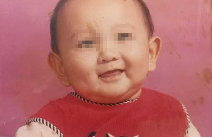 劉金心被拐走時只有5個月大。網圖