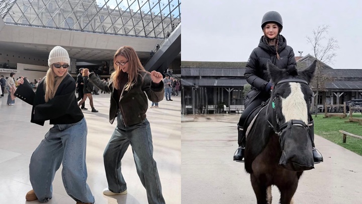 阿Sa撇低男友歐遊騎馬應節  同容祖兒闖羅浮宮爆瘀事︰有人聽錯蘿蔔糕