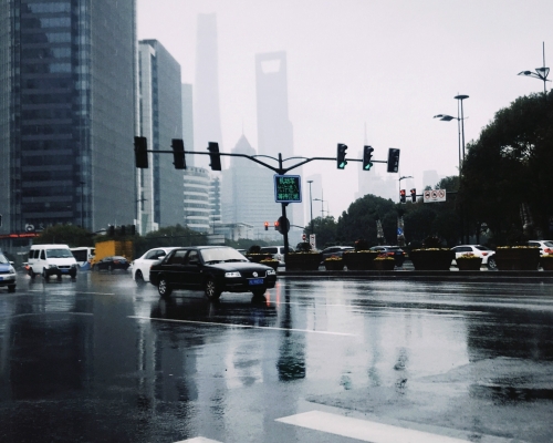 上海已經多日下雨。網上圖片