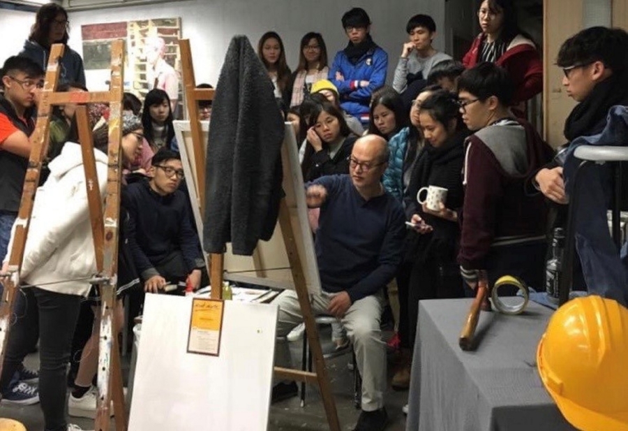 陳育強認為，藝術可作社福用途，有純藝術創作以外的發展。 受訪者提供