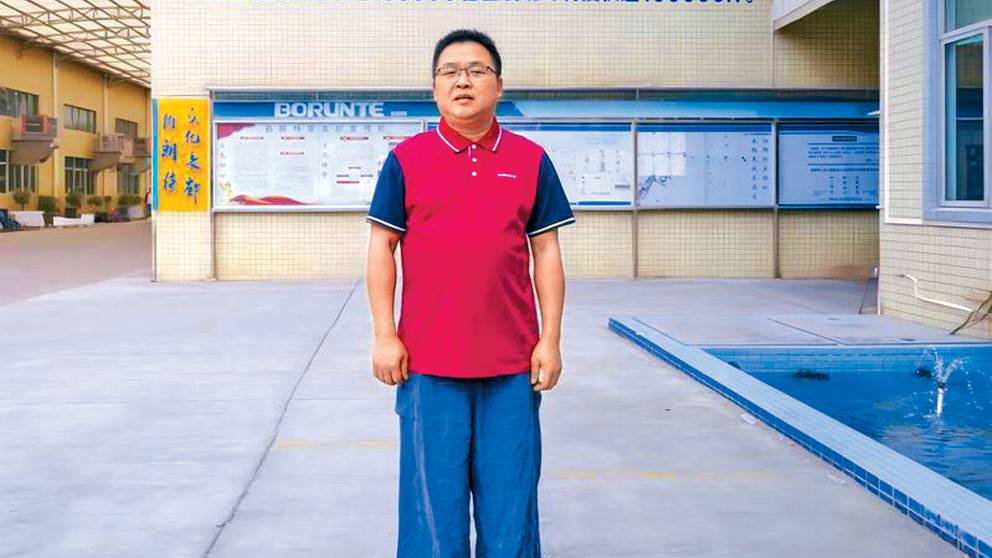 伯朗特機械人總經理尹榮造。伯朗特官網