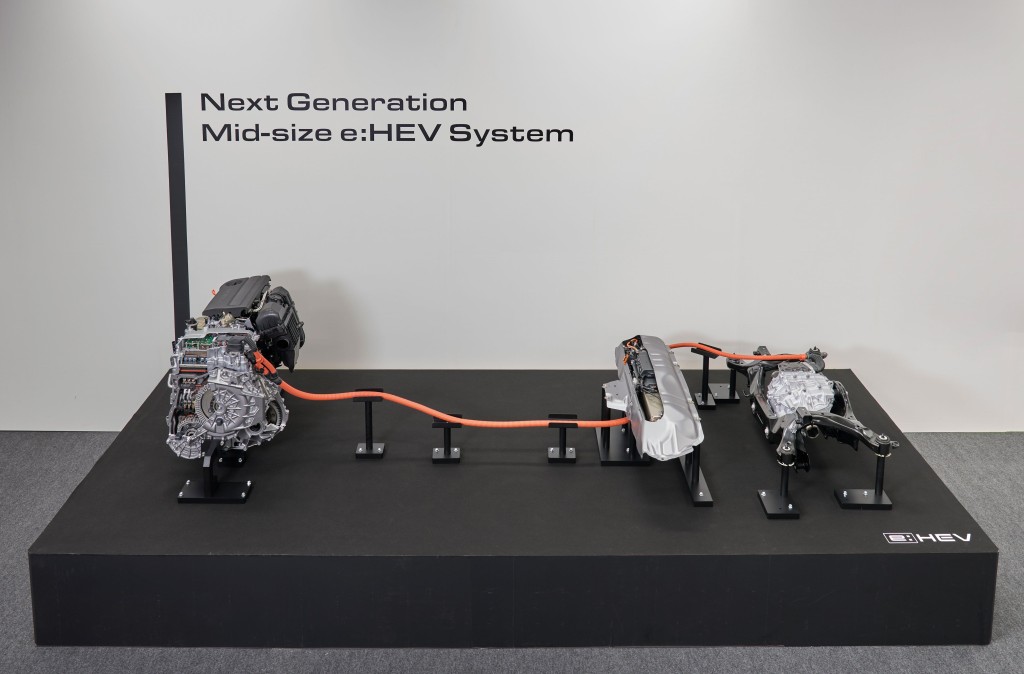 Honda發表新一代e:HEV混能系統：新一代e:HEV雙馬達油電混合動力系統。