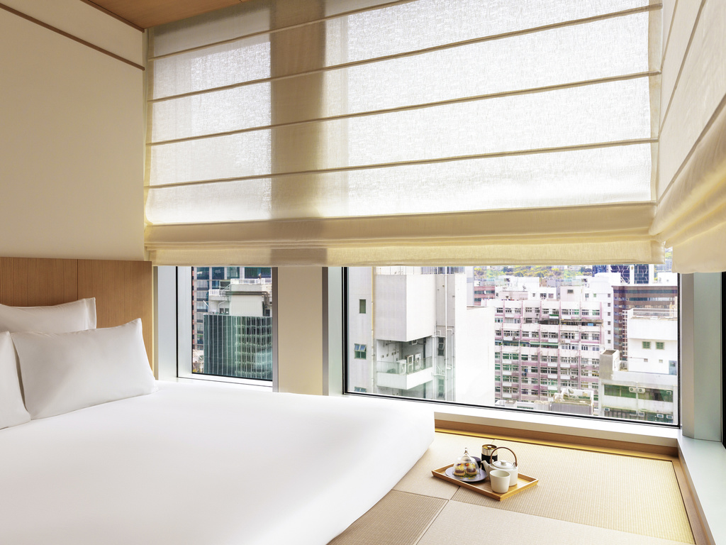 酒店最吸引是有香港少见的榻榻米房