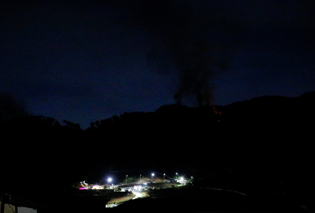 委內瑞拉遭美軍空襲畫面。 路透社