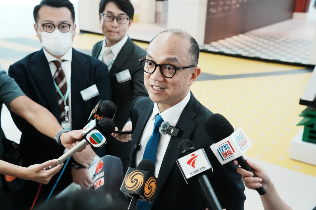 機管局企業事務總監張永翔。 機管局企業事務總監張永翔。