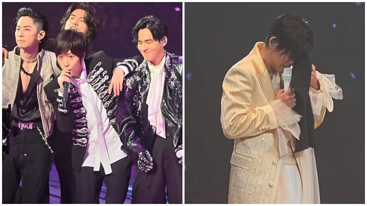 新「F4」上海開騷談廿載情 吳建豪用「包容」形容彼此  周渝民感動落淚  叫全場唱生日歌補祝阿信「入五」