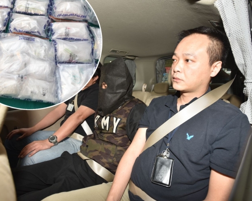 警方拘捕兩名男子。楊偉亨攝