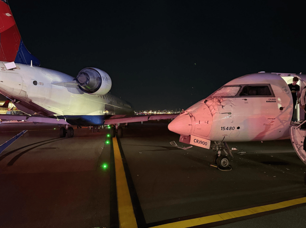 涉事航班屬於達美航空旗下奮進航空。X@aviationbrk