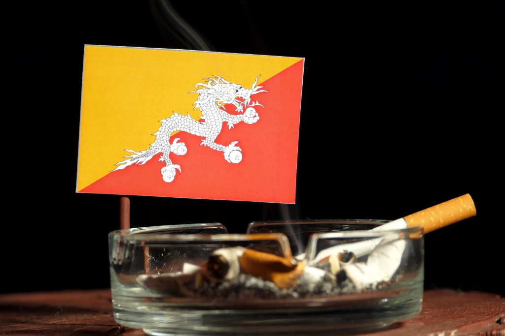 不丹于2010年禁售香烟，惟政策效果「不似预期」。（iStock）