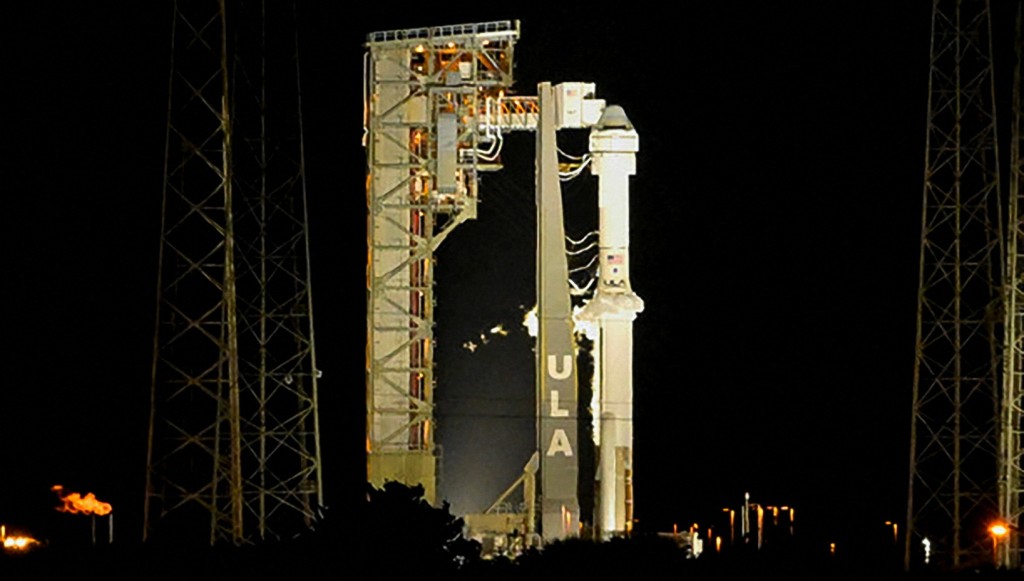 Starliner飞行器发射前两小时中止任务。美联社