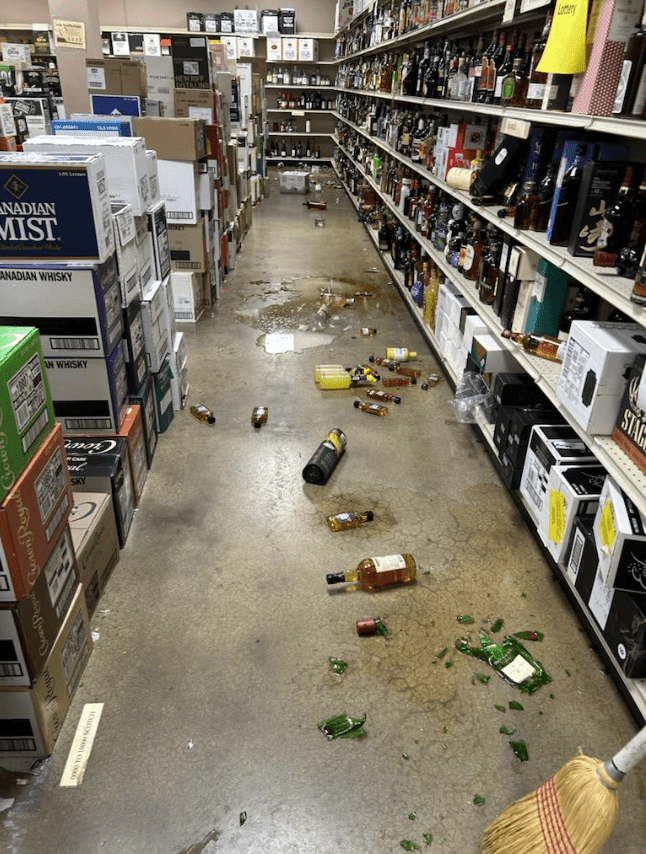 浣熊「搗亂」後在廁所睡覺。Facebook@Hanover County Animal Protection and Shelter 浣熊「搗亂」後在廁所睡覺。Facebook@Hanover County Animal Protection and Shelter