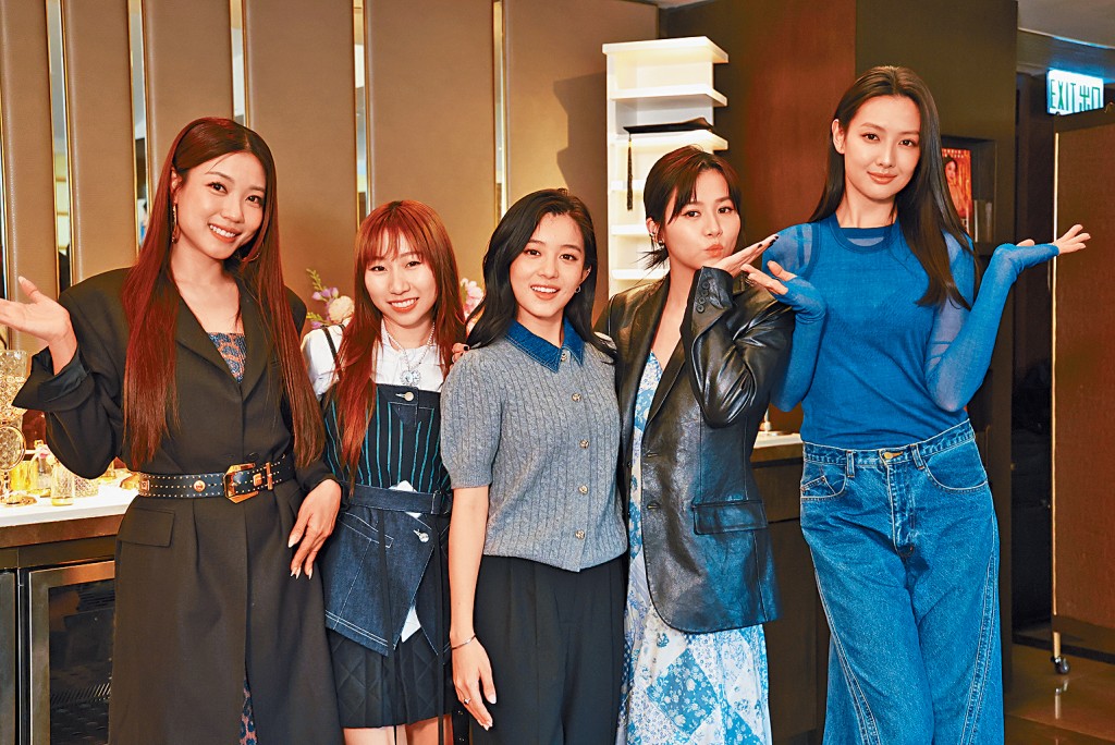 芯駖、麗英、林熙彤、楊偲泳、譚旻萱合作擦出火花。