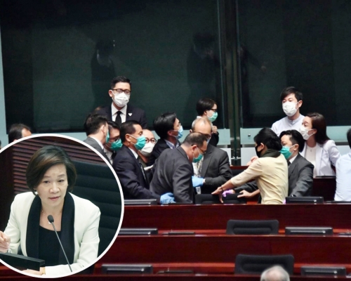梁美芬表示,在議會內設立處罰階梯,就好似建立「家規」。 資料圖片