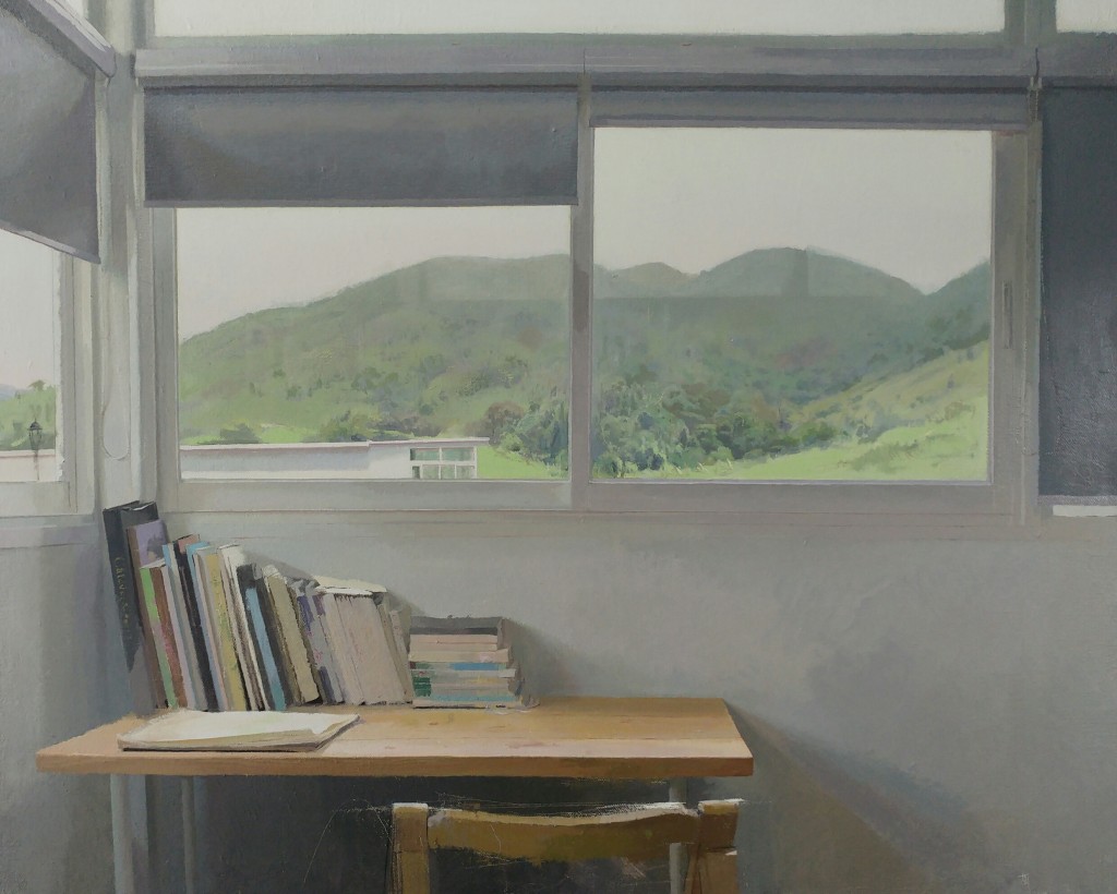 胡浚諺早期作品《房間與山 》,曾經獲得第二屆新藝潮博覽會國際藝術家金奬。