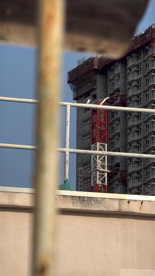 天秤倒塌。FB：荃灣 大窩口邨 葵涌邨