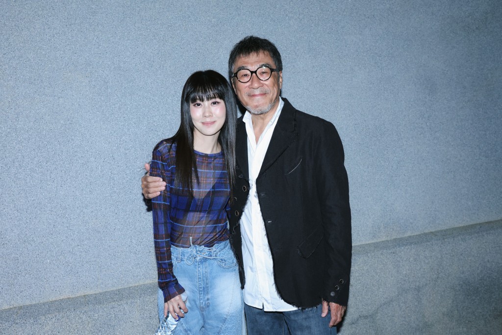 白安簡單生活節遇恩師李宗盛。 白安簡單生活節遇恩師李宗盛。