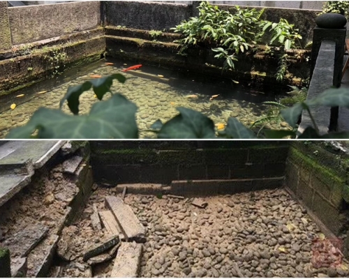 「葡萄井」一度乾涸，今日再現泉水。網上圖片