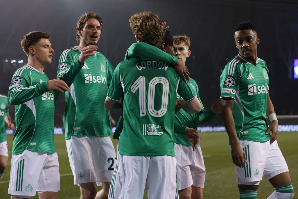 紐卡素帶著5球優勢進入次回合。美聯社